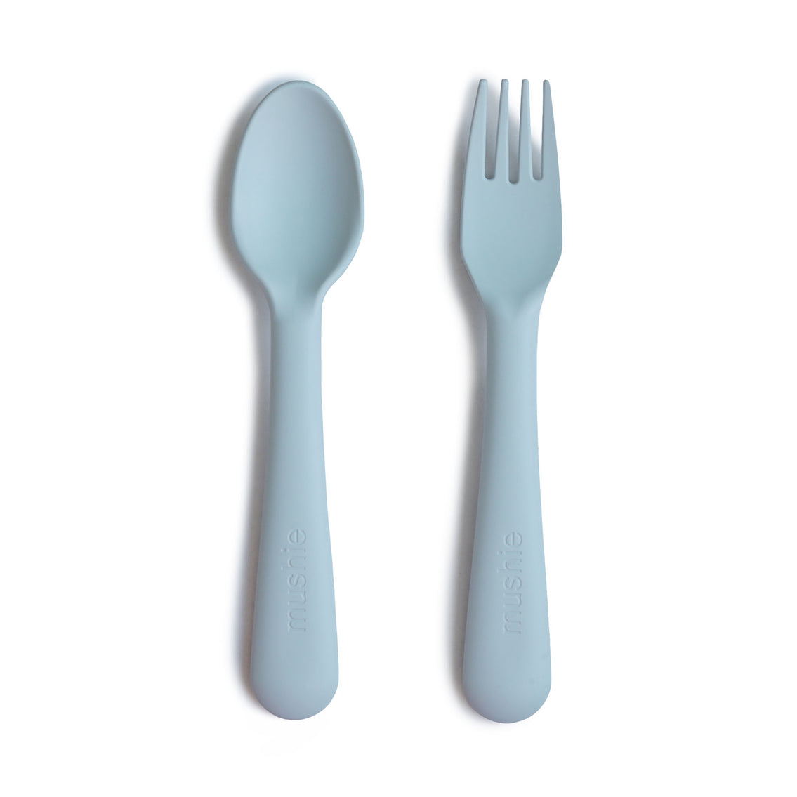 Mushie Baby Fork and Spoon Set (12 Colors) - Pupsik Singapore