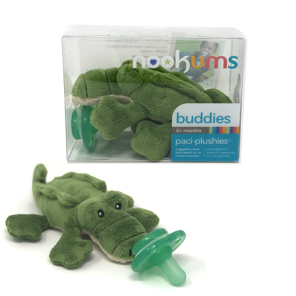 Nookums Paci-Plushies Buddies Pacifier Holder (7 Designs) - Pupsik Singapore