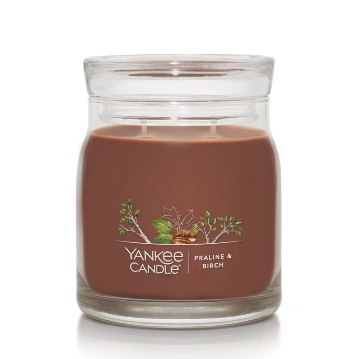 Yankee Candle Signature Medium Jar Candle, 2-wicks (13oz) - Praline and Birch