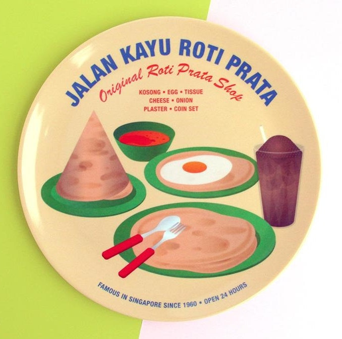 The Little Drom Store Melamine Plate (8 inch) (25 Designs) - Pupsik Singapore