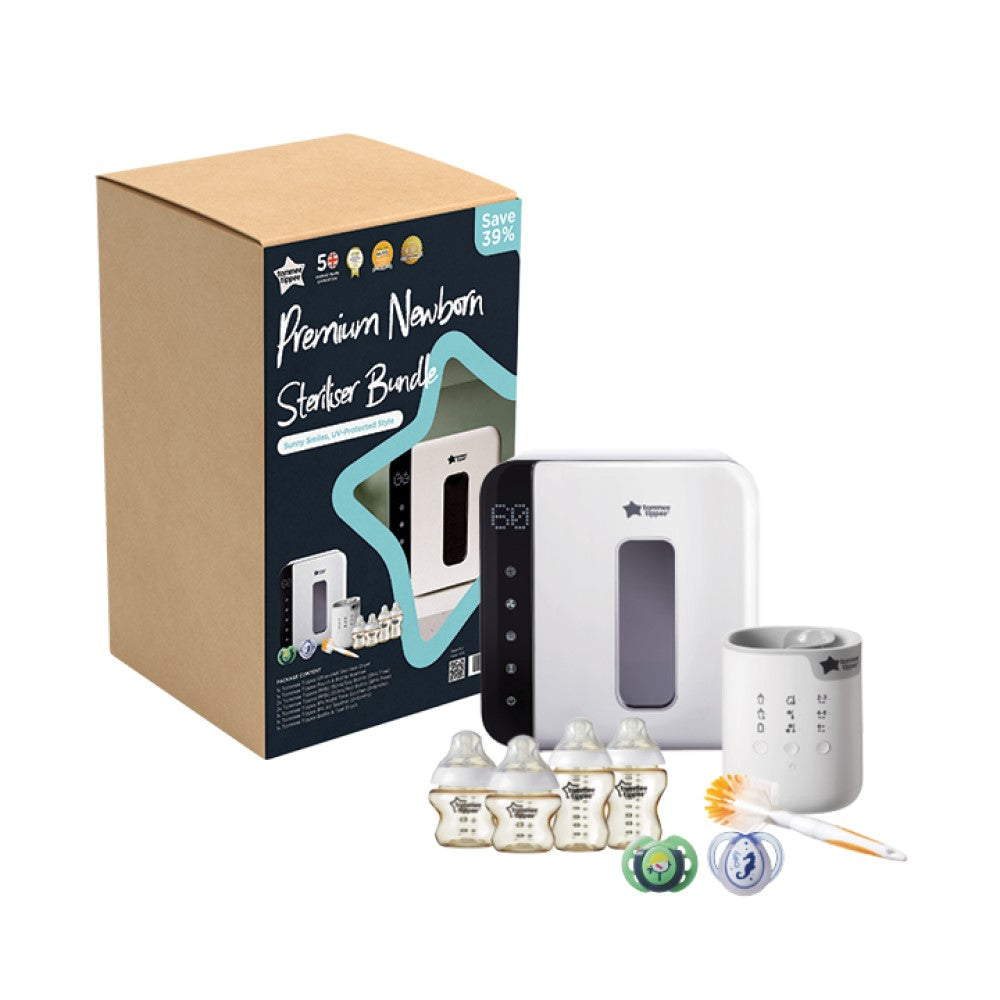 Tommee Tippee Premium Newborn Steriliser Bundle