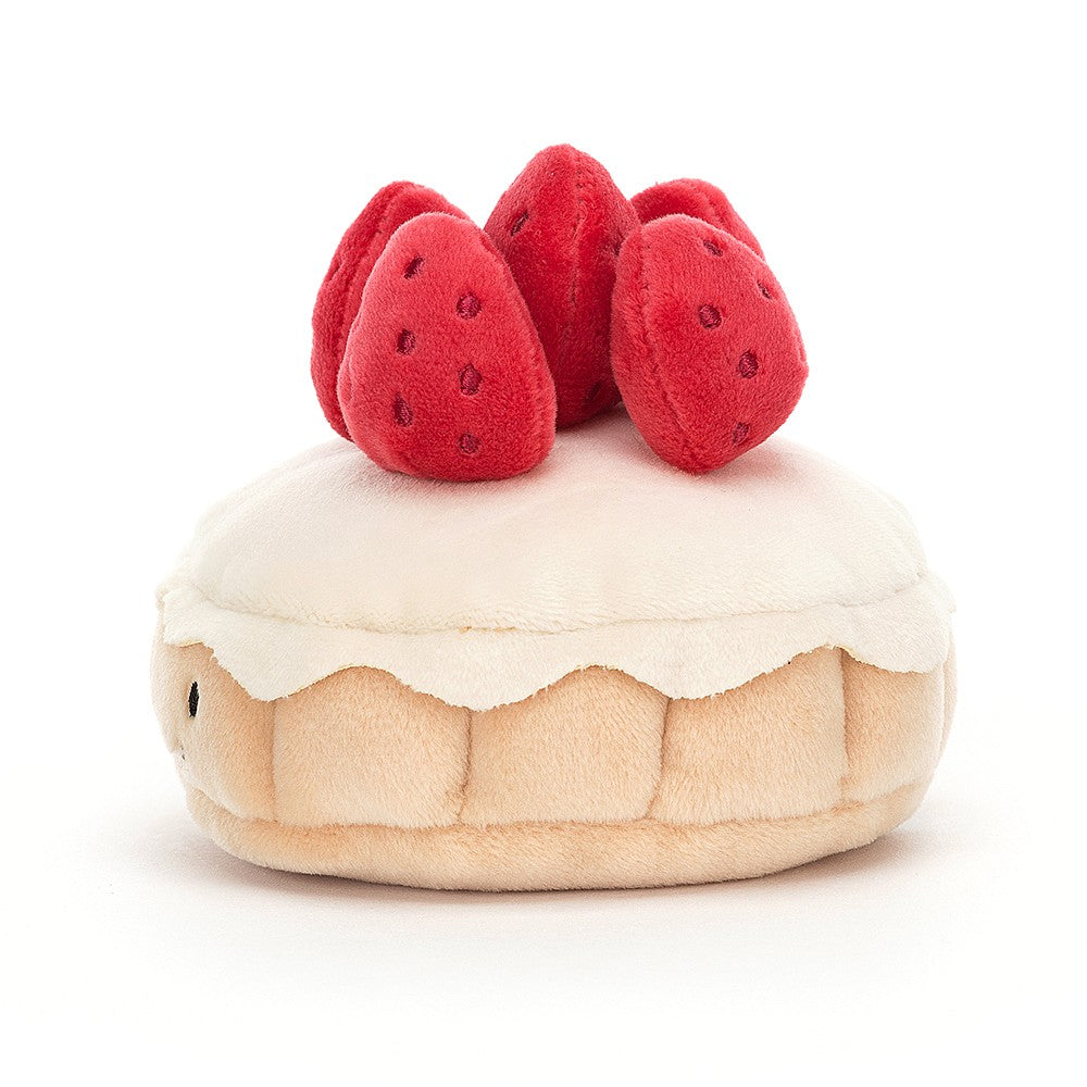 Jellycat Pretty Patisserie Tarte Aux Fraises Soft Toy (9 cm)