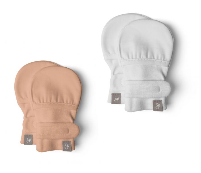 Goumi Bamboo & Organic Cotton Baby Mittens 0-3m (2pk) (4 Designs) - Pupsik Singapore