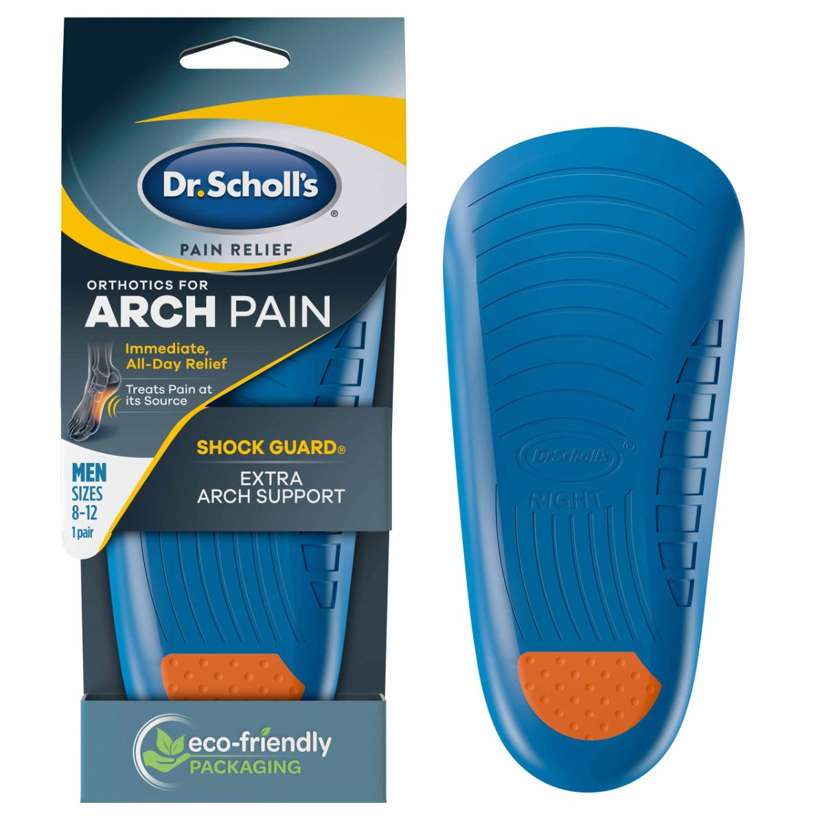 Dr Scholl's Pain Relief for Arch Pain Orthotics (2 Sizes)