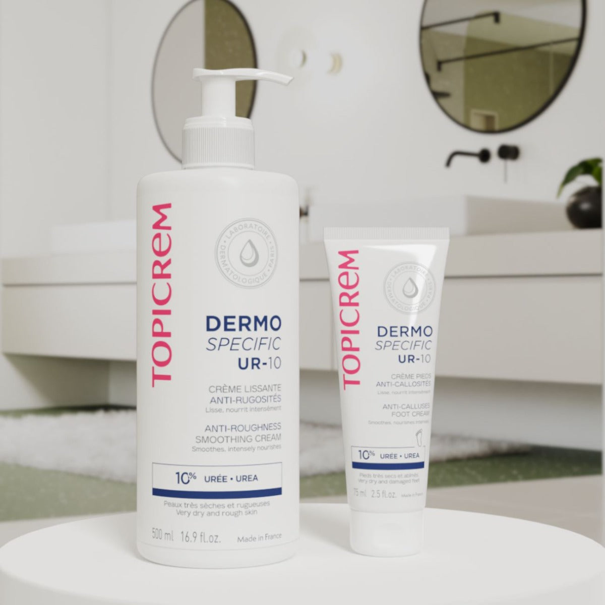 Topicrem Dermo Specific UR-10 Anti-Roughness Smoothing Cream, 500ml (Exp 01/28)