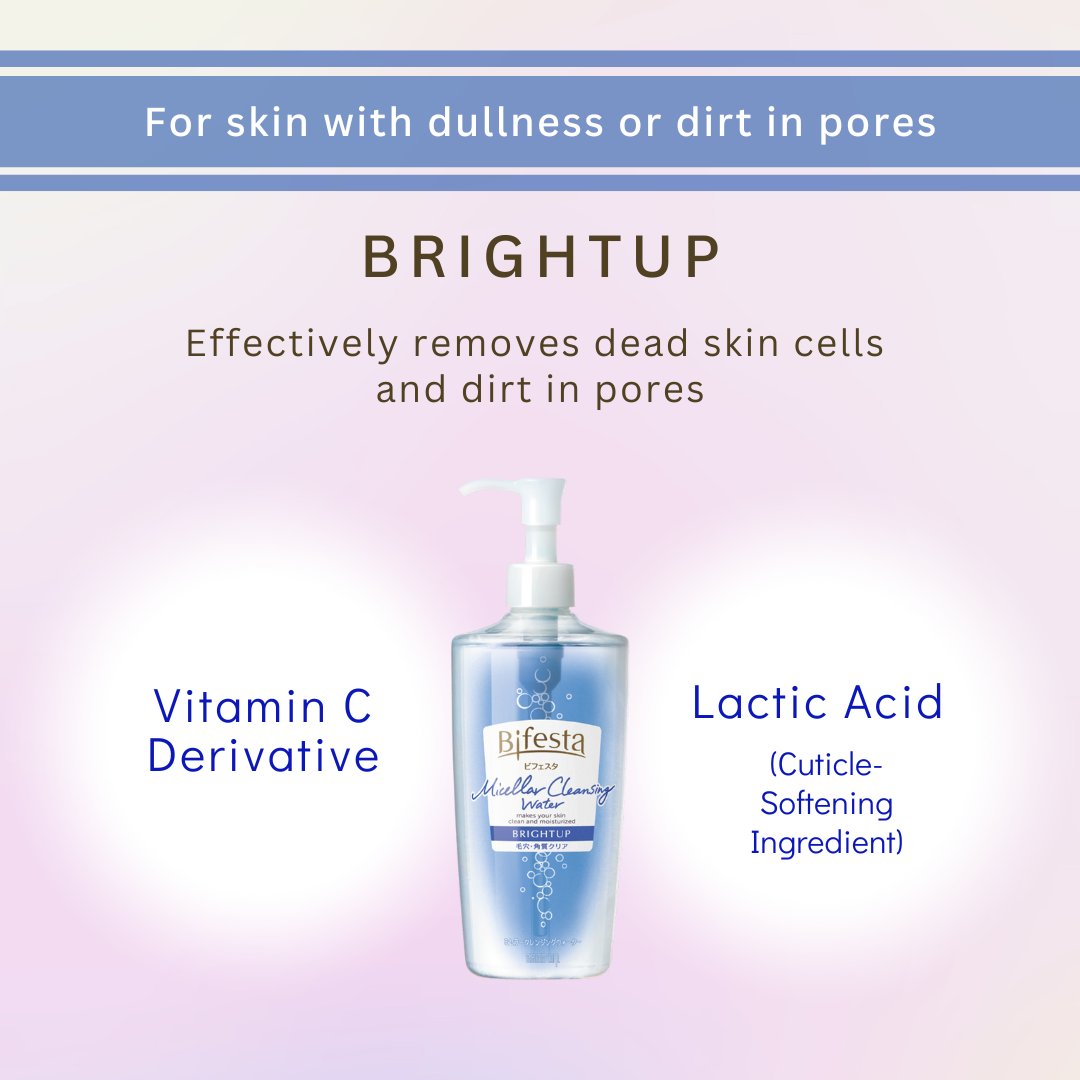 Bifesta Micellar Cleansing Water, 360ml Refill - Bright Up