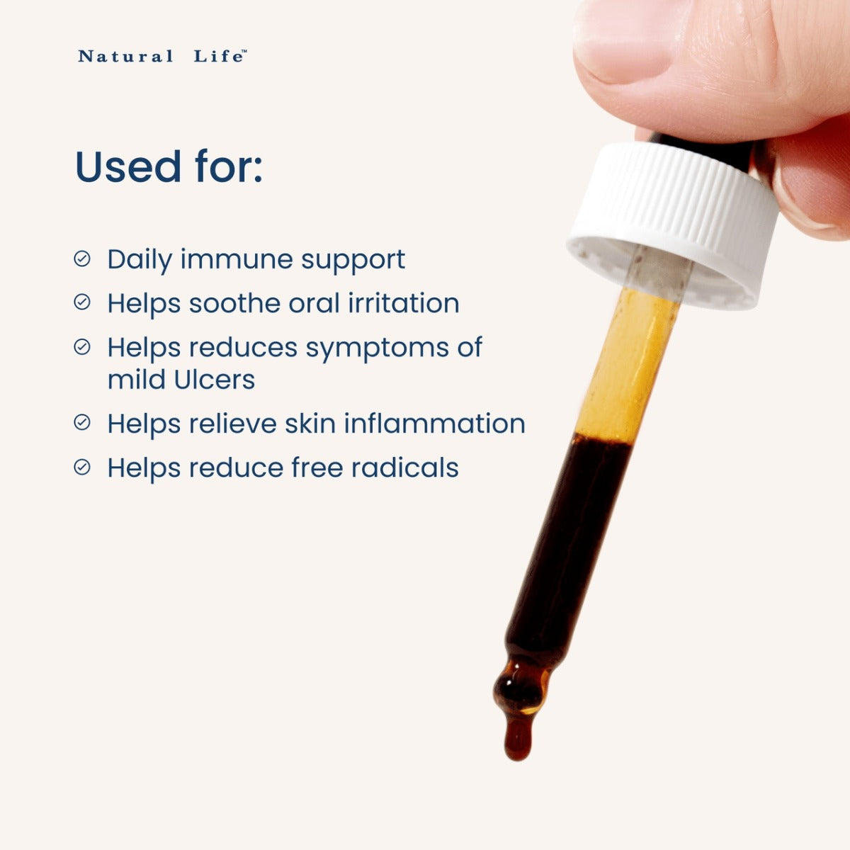 Natural Life Propolis Double Strength Liquid Drops (40%), 25ml (Exp 07/27)