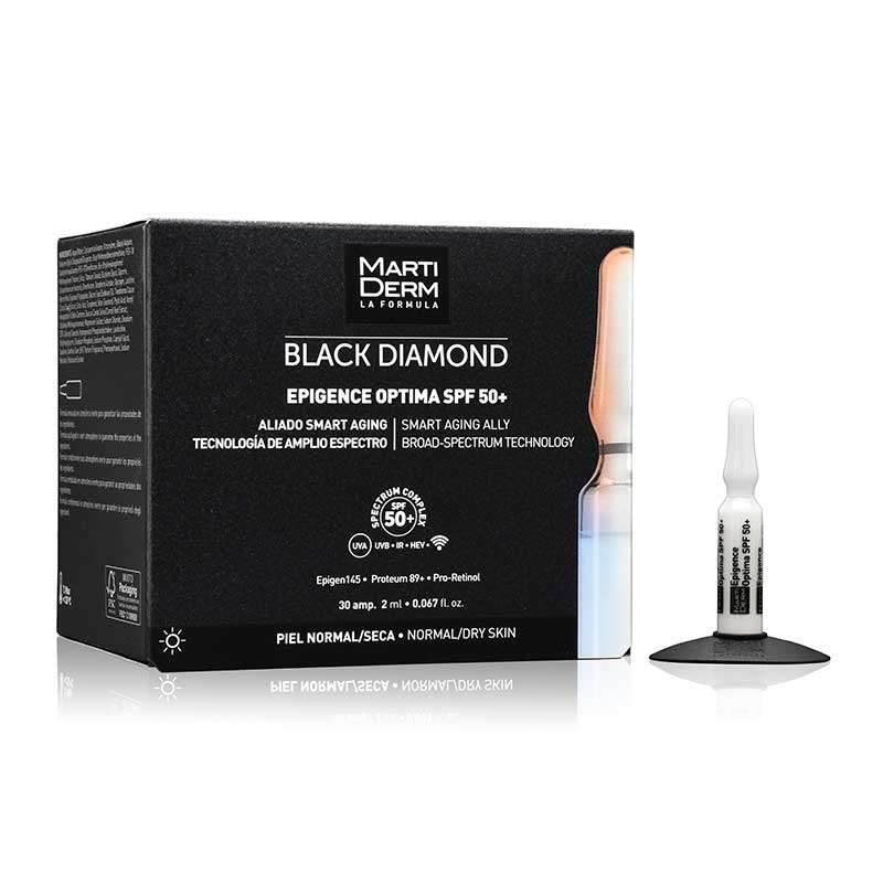 MartiDerm Black Diamond Epigence Optima SPF50+ Ampoules, 30 amp - 09/25