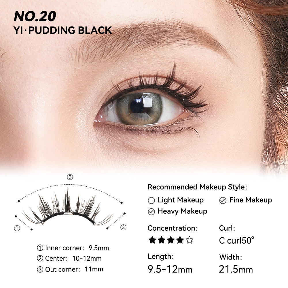 WOSADO Soft Magnetic Eyelashes (20 Types) - Pupsik Singapore