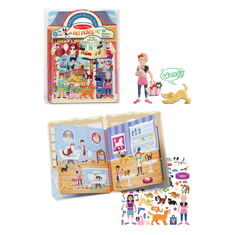 Melissa & Doug Puffy Sticker Activity Book - Pet Place
