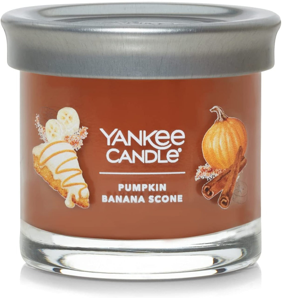 Yankee Candle Signature Small Tumbler Candle, 1- Wick (4.3oz) - Pumpkin Banana Scone