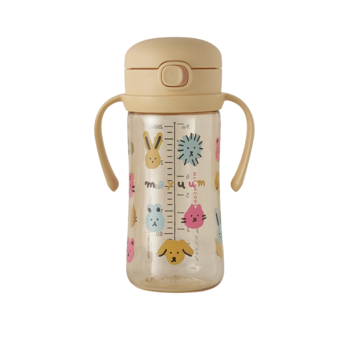 Moyuum PPSU All-in-One One-Touch Straw Bottle, 270ml