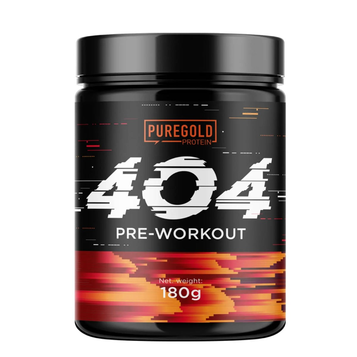 Pure Gold Protein Gamer 404 Pre-Workout Booster Powder, 180g - Raspberry (Exp 09/25)