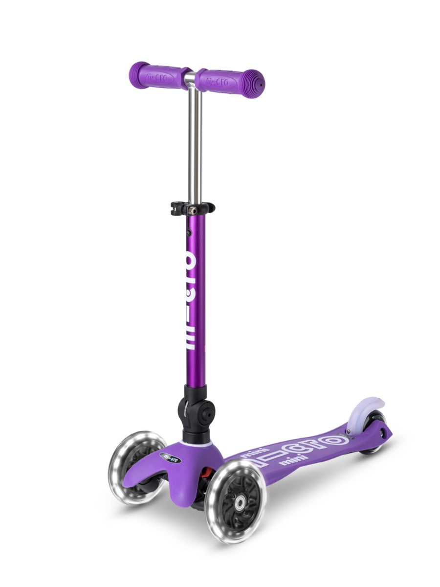 Micro Mini Deluxe Foldable Scooter (LED Wheels) - 5 Colors