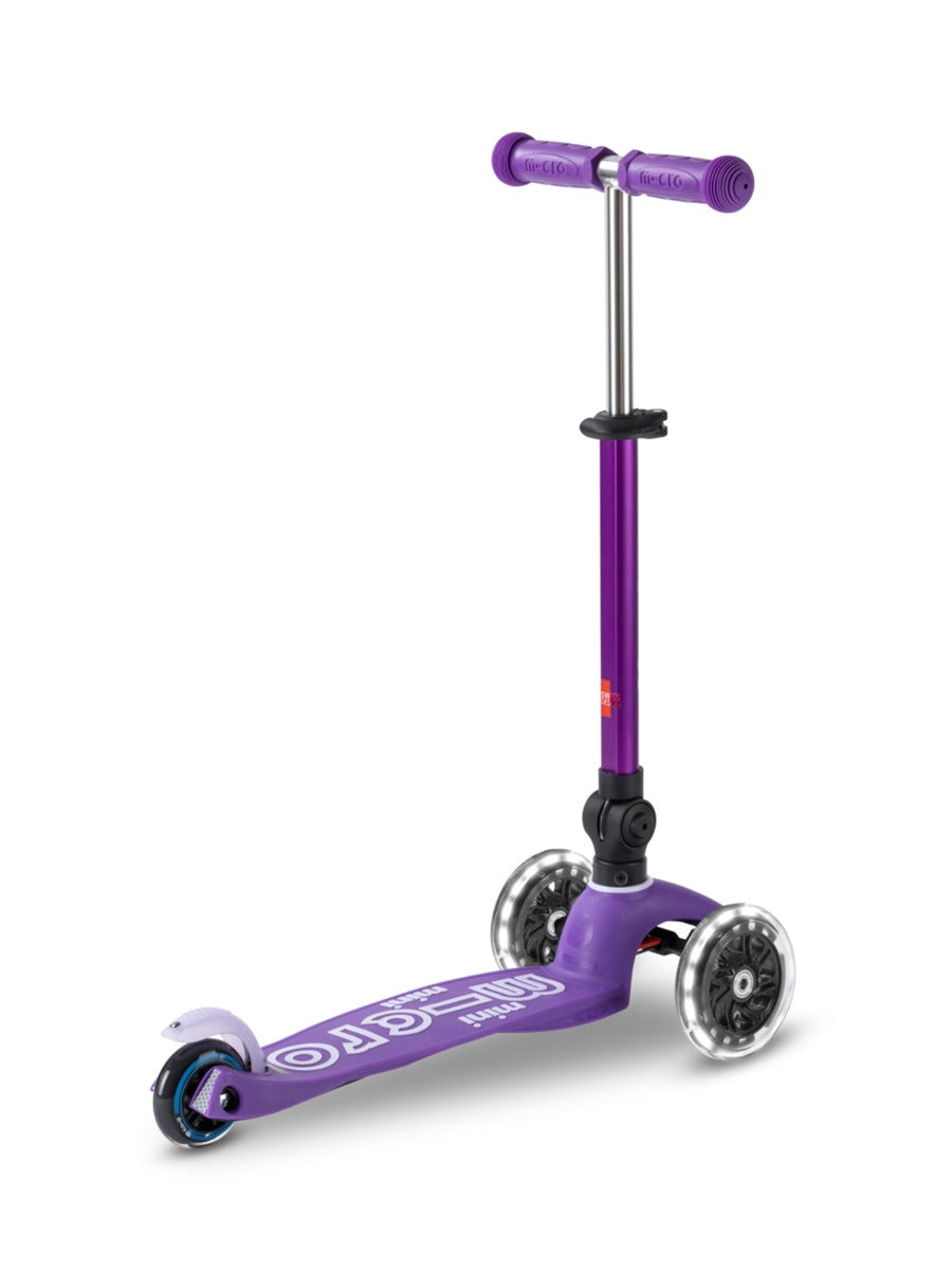 Micro Mini Deluxe Foldable Scooter (LED Wheels) - 5 Colors