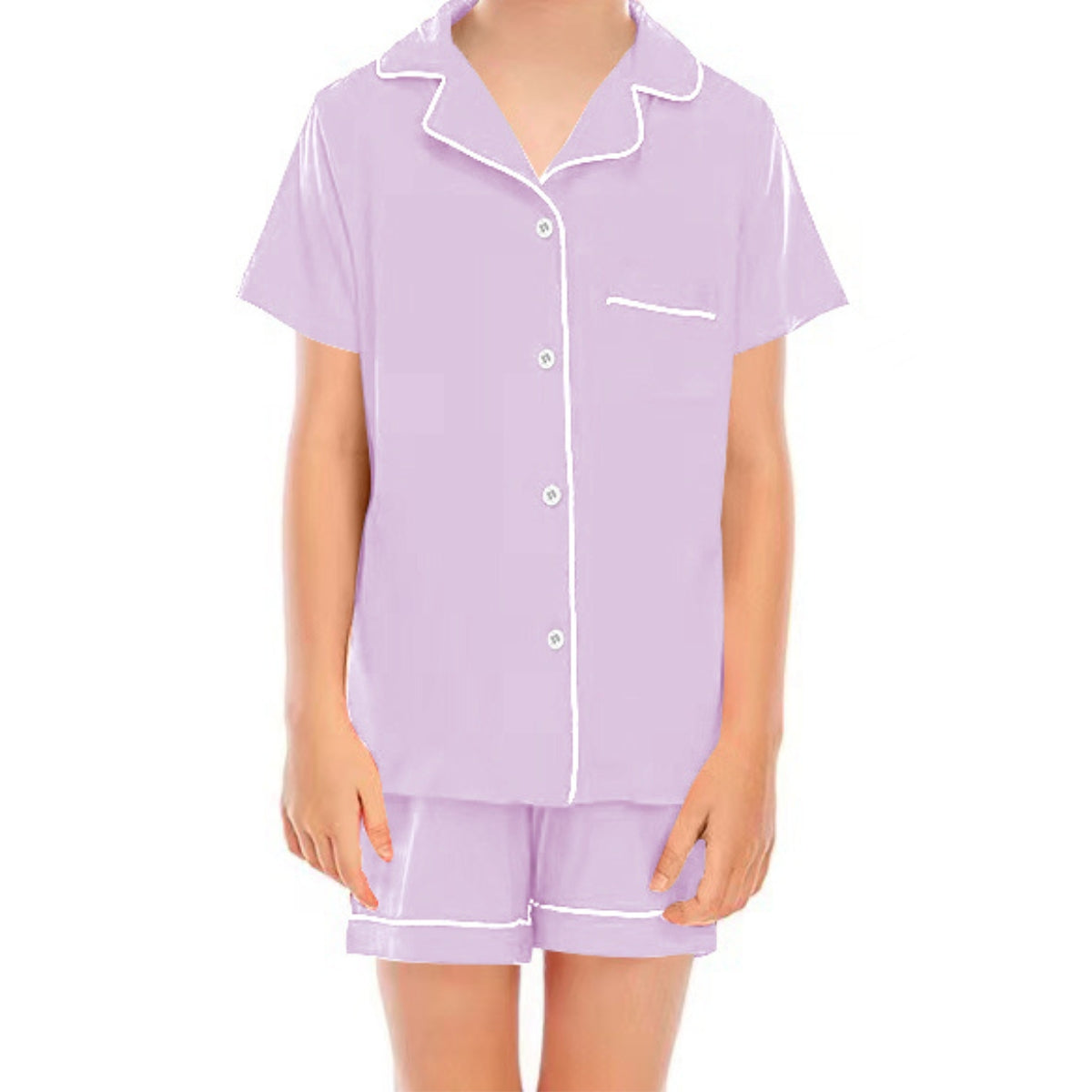 MPJ Kids Alaise Bamboo Pyjamas short set– Pastel Purple (5 Sizes)