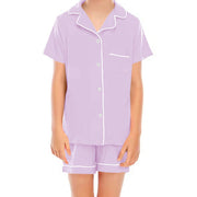 MPJ Kids Alaise Bamboo Pyjamas short set– Pastel Purple (5 Sizes)