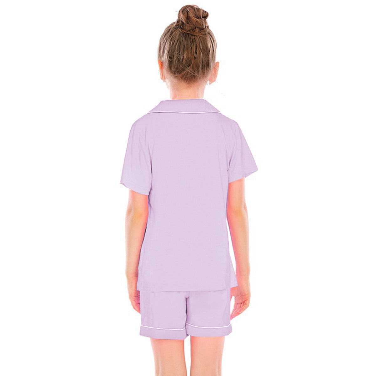 MPJ Kids Alaise Bamboo Pyjamas short set– Pastel Purple (5 Sizes)