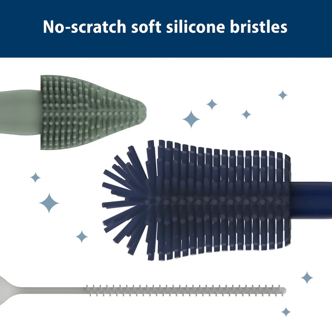 Dr. Brown's Silicone Cleaning Brush Set, 3pcs