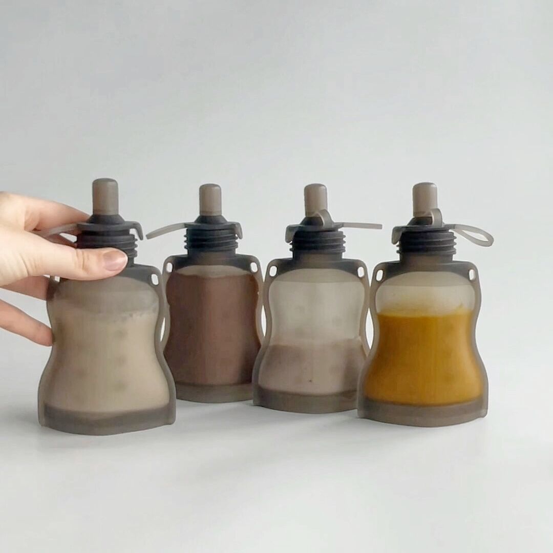 Haakaa Silicone Yummy Food Pouch, 2pcs