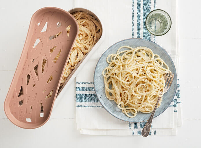 Lekue Quick Pasta Recipes Cooker - Terracotta