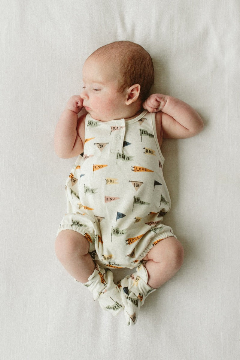 Goumi Quick Change Romper - Affirmations (3 Sizes)