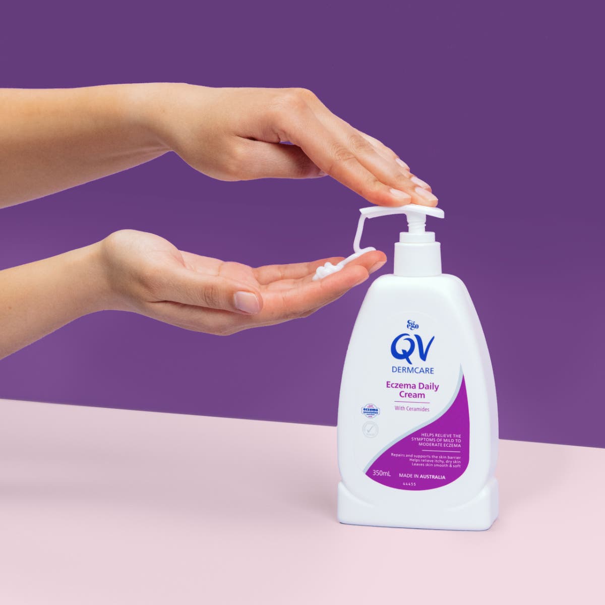 QV Dermcare Eczema Daily Cream With Ceramides, 350ml (Exp 12/29)
