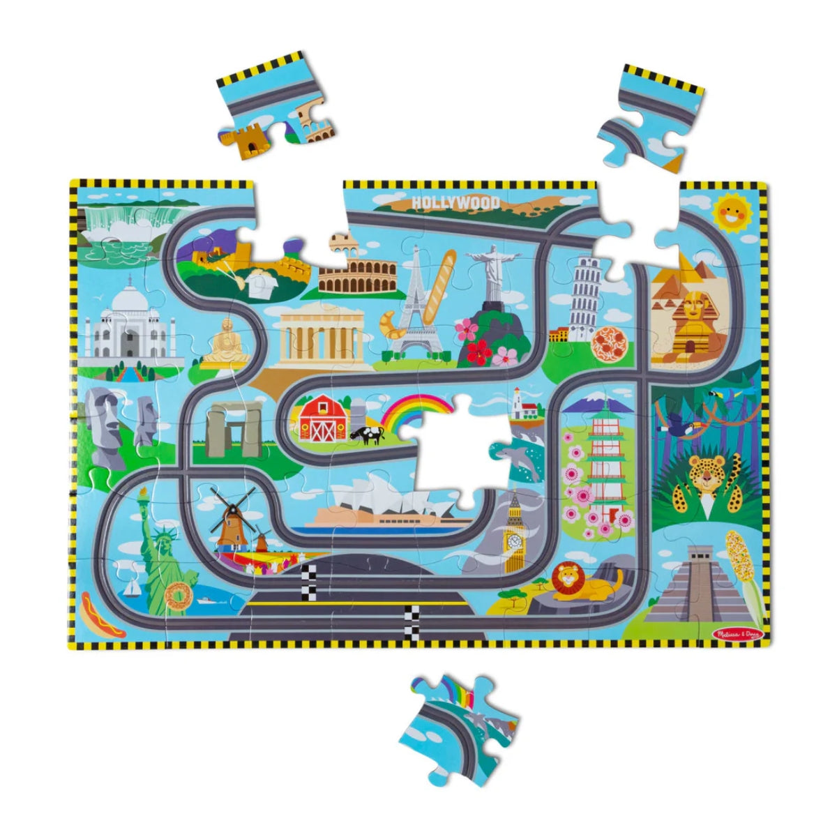 Melissa & Doug Floor Puzzle, 48 pcs (5 Themes) - Pupsik Singapore