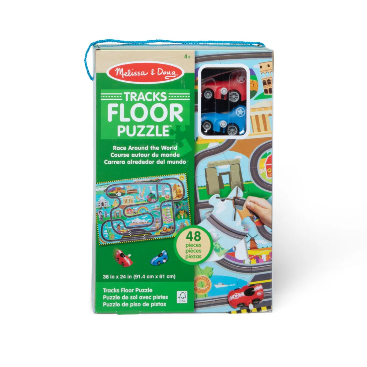 Melissa & Doug Floor Puzzle, 48 pcs (5 Themes) - Pupsik Singapore