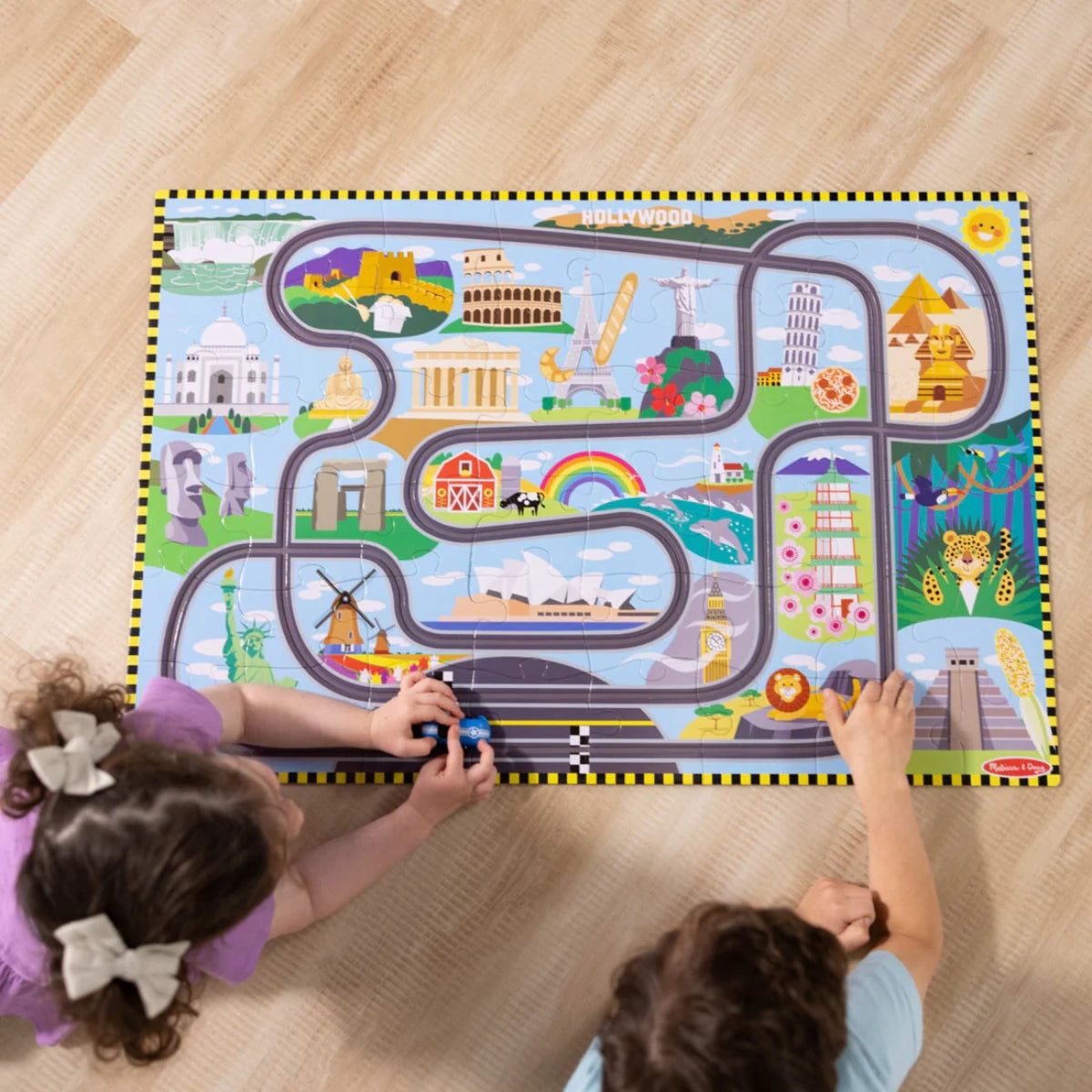 Melissa & Doug Floor Puzzle, 48 pcs (5 Themes) - Pupsik Singapore