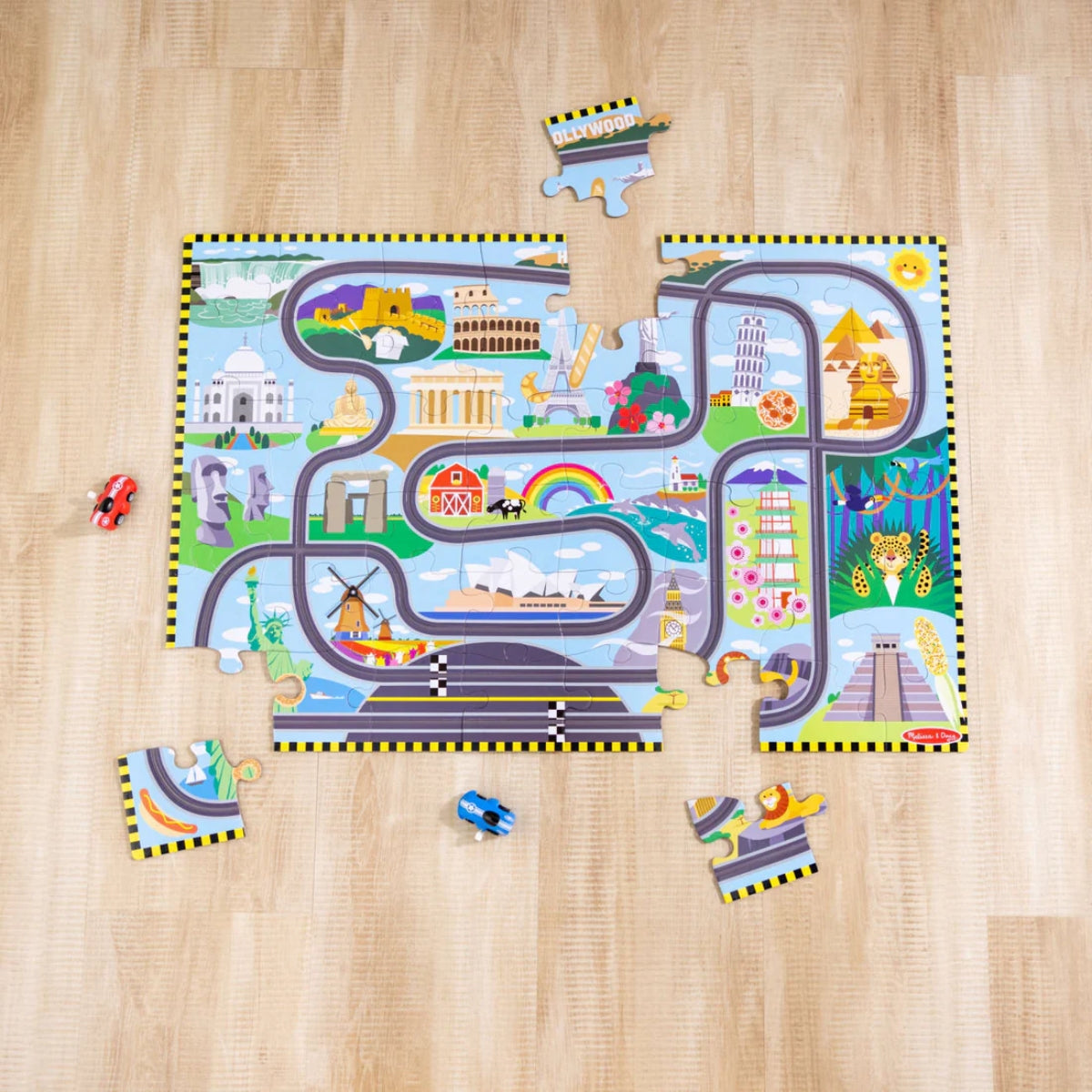 Melissa & Doug Floor Puzzle, 48 pcs (5 Themes) - Pupsik Singapore