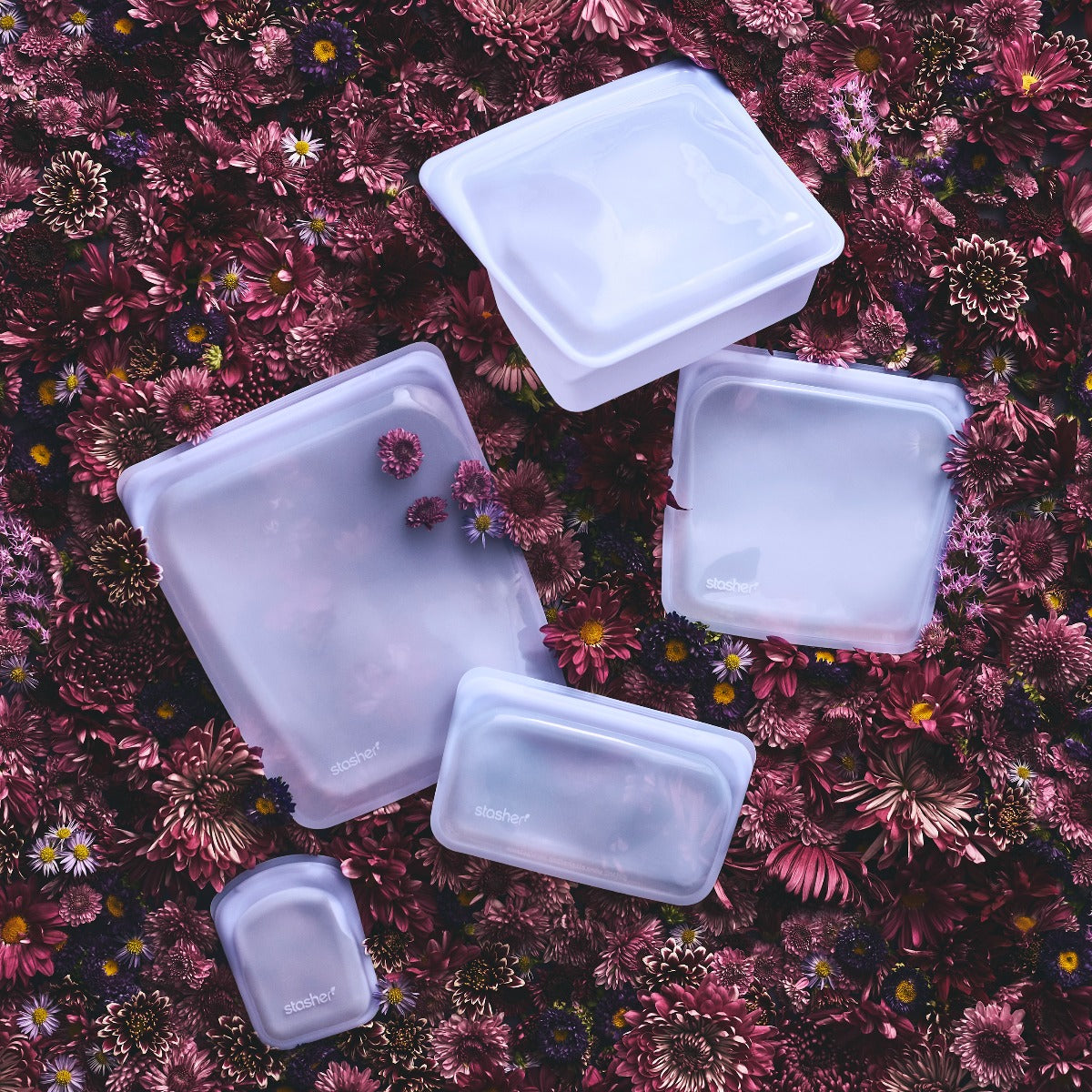 Stasher Reusable Silicone Snack Bag - Small (290ml) - 7 Colors - Pupsik Singapore