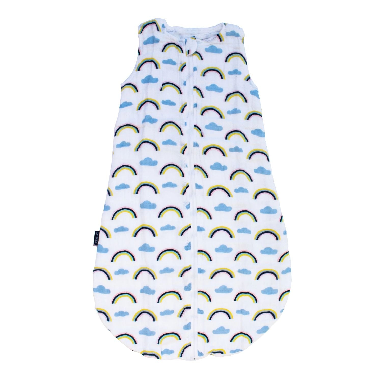 Bebe Au Lait Muslin Bedtime Sleeper - Rainbows (1 Size)