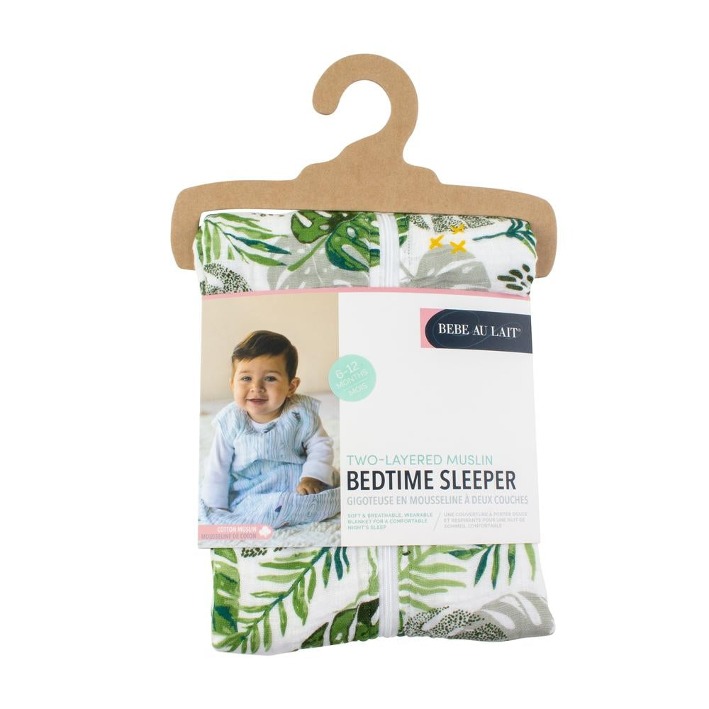 Bebe Au Lait Muslin Bedtime Sleeper - Rainforest