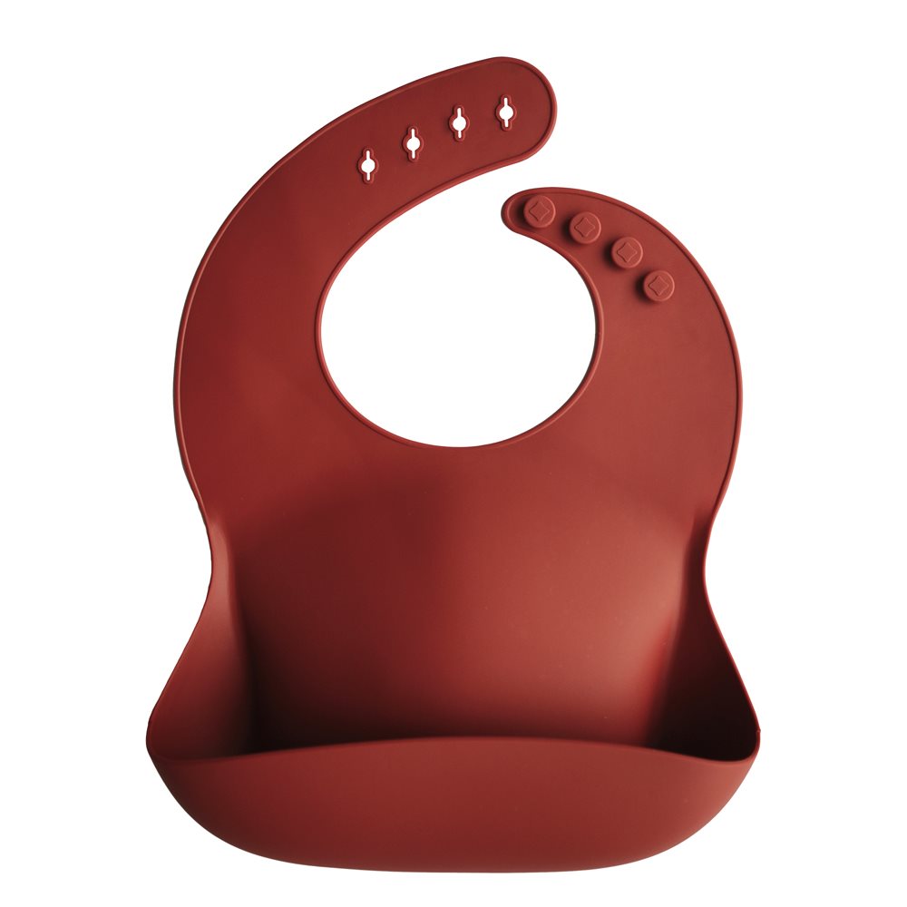 Mushie Silicone Baby Bib (40 designs) - Pupsik Singapore