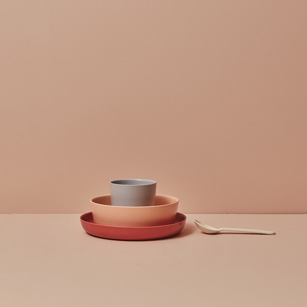 EKOBO Bamboo Kid Dish Set (6 Colours) - Pupsik Singapore