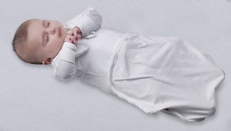 Red Castle Ergonomic Swaddle Blanket - White