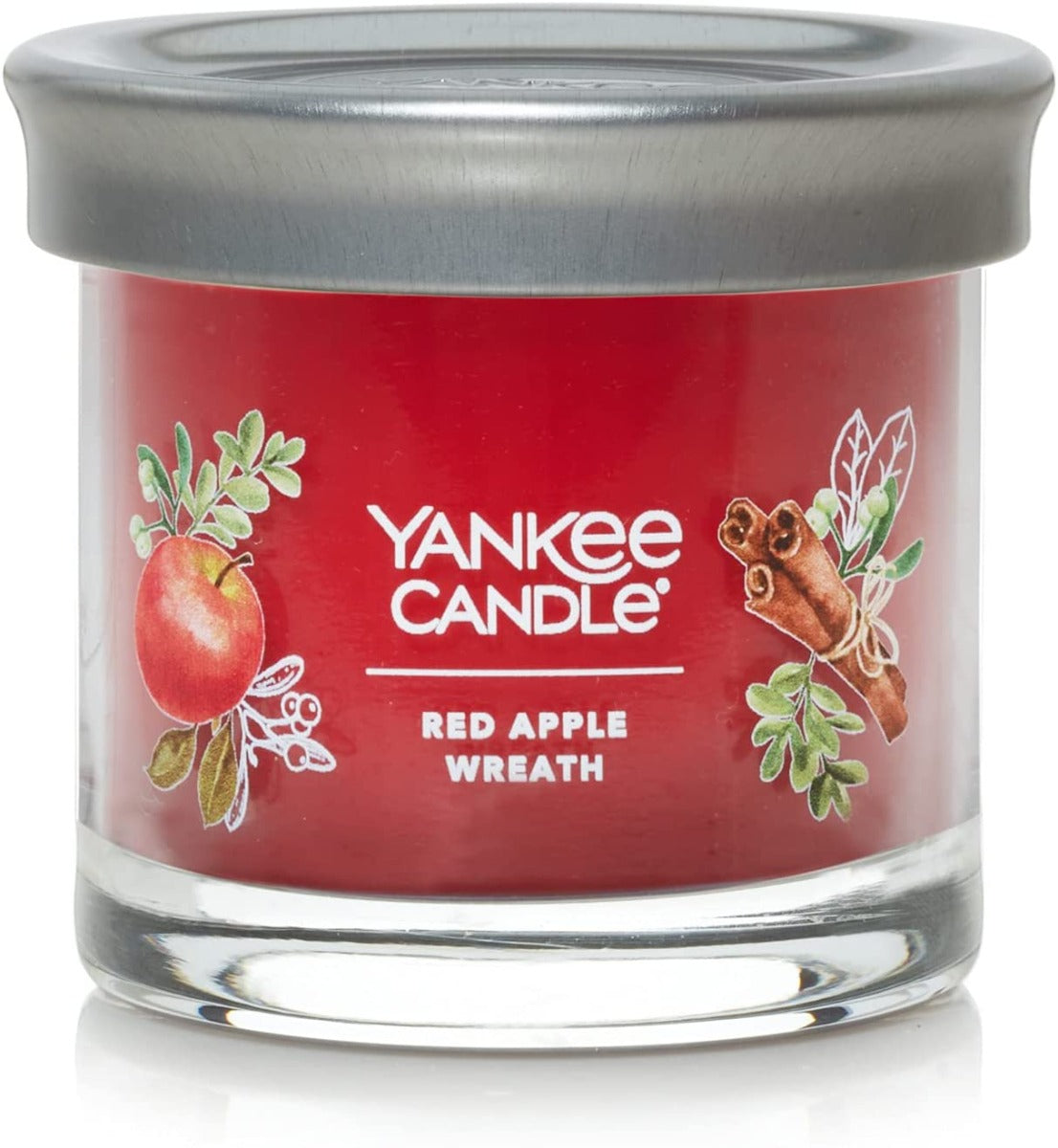Yankee Candle Signature Small Tumbler Candle, 1- Wick (4.3oz) - Red Apple Wreath