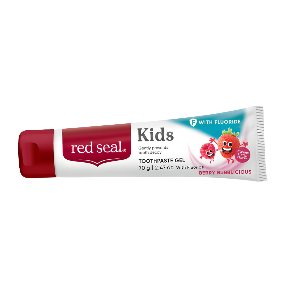 Red Seal Kids Fluoride Toothpaste Gel, 70g - Berry Bubblicious (Exp 03/28)