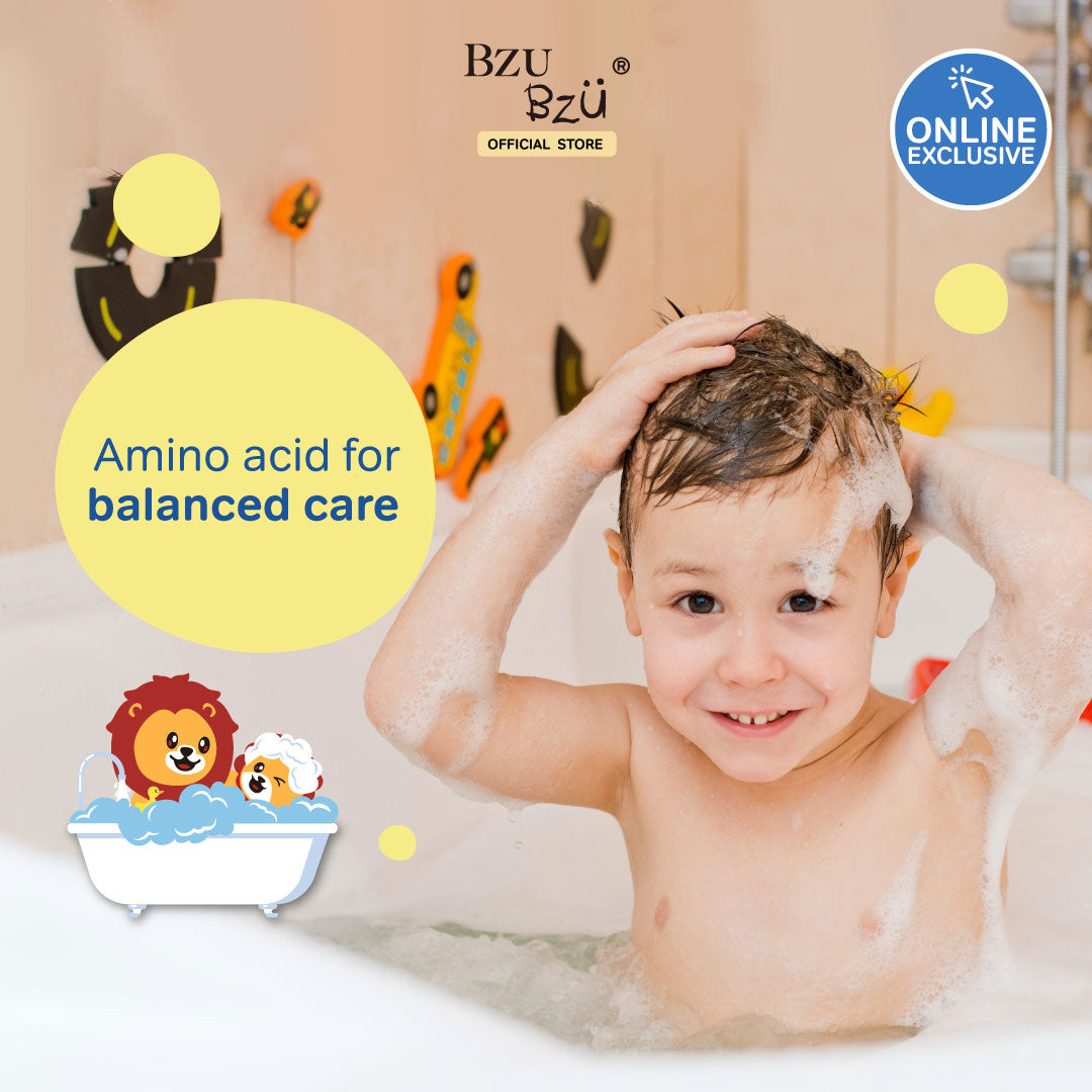 BZU BZU Kids Head-to-Toe Cleansing Mousse 350ml (Exp 09/27)