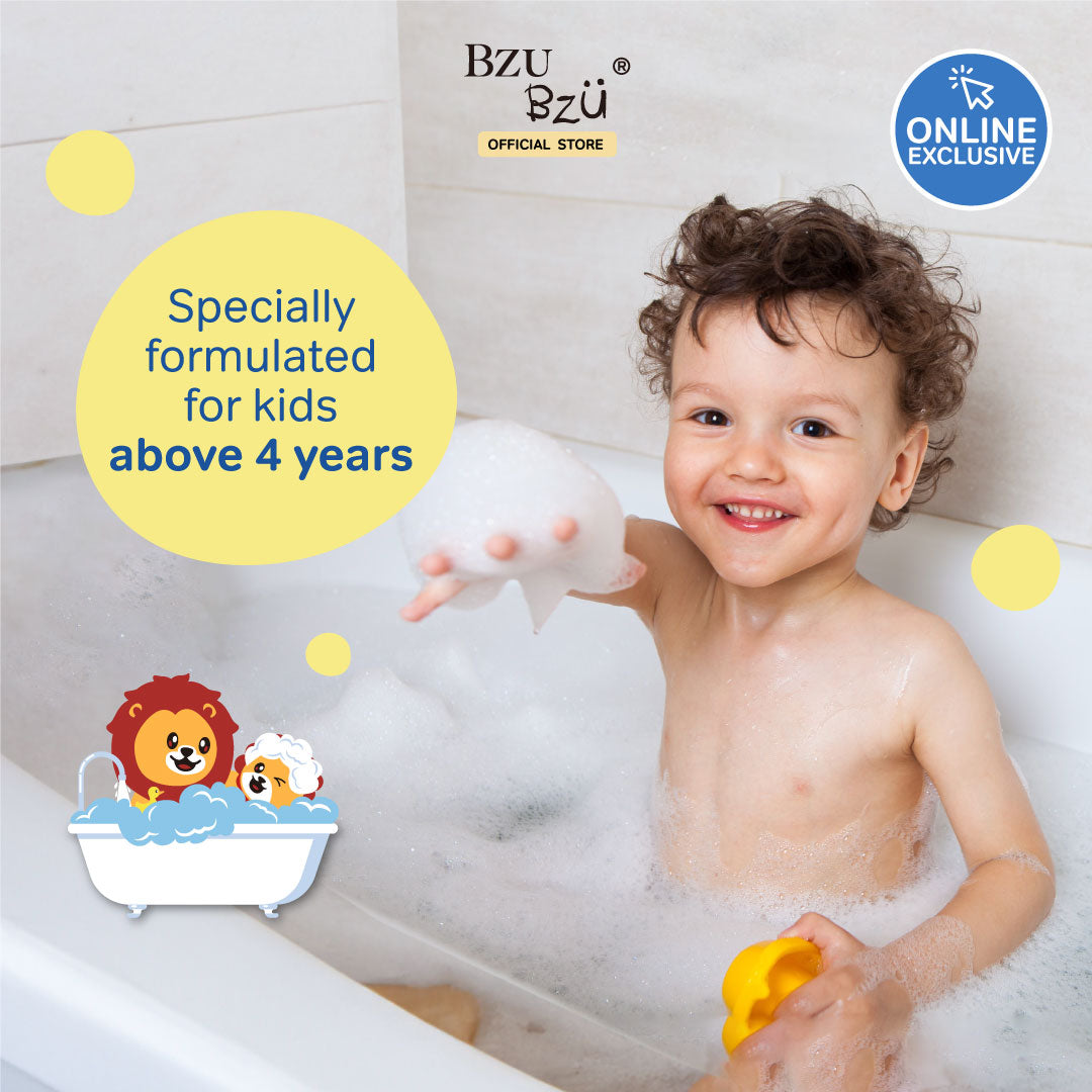 BZU BZU Kids Head-to-Toe Cleansing Mousse 350ml (Exp 09/27)