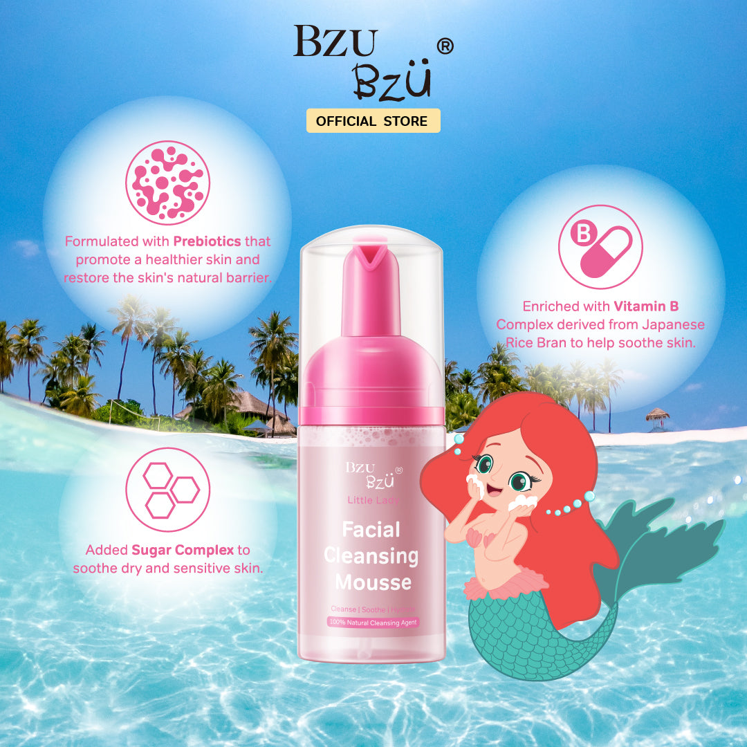 BZU BZU Little Lady Facial Cleansing Mousse, 100ml (Exp 11/27)