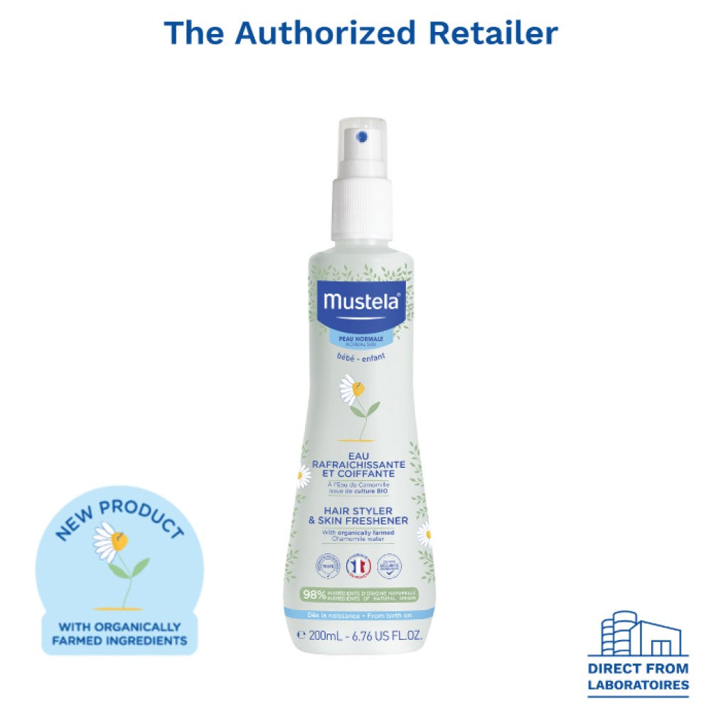 Mustela Hair Styler & Skin Freshener, 200ml (Exp 01/28)