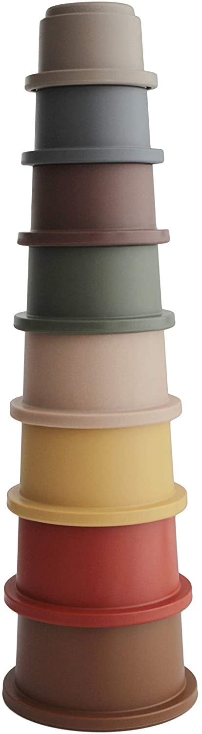Mushie Stacking Cups Toy (4 Colors)