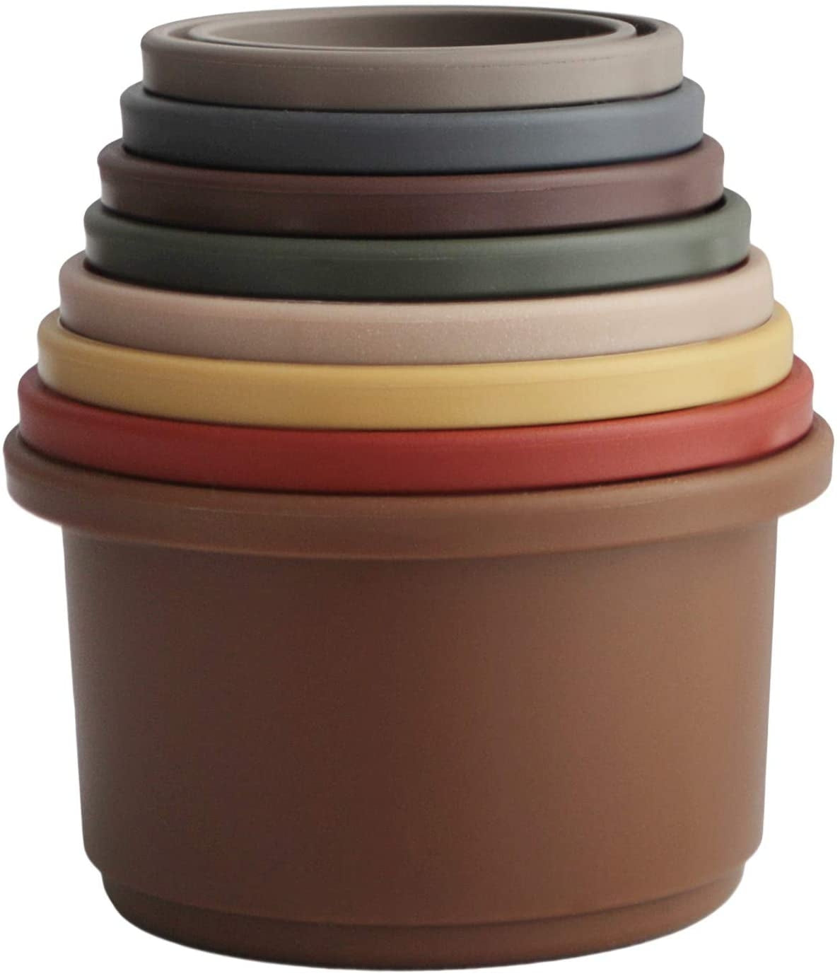 Mushie Stacking Cups Toy (4 Colors) - Pupsik Singapore