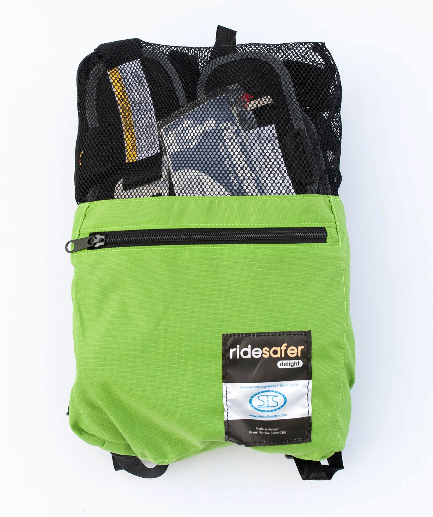 Ride Safer Delight Travel Vest Generaton 5  - Black (2 Sizes)