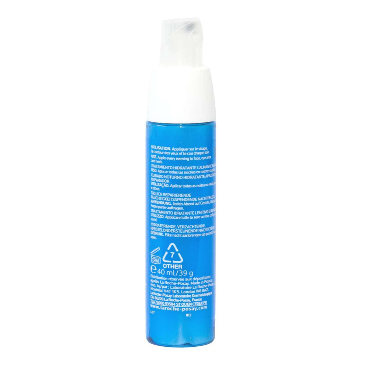 La Roche-Posay Toleriane Dermallergo Night Overnight Moisturizer, 40ml (Exp 03/27)