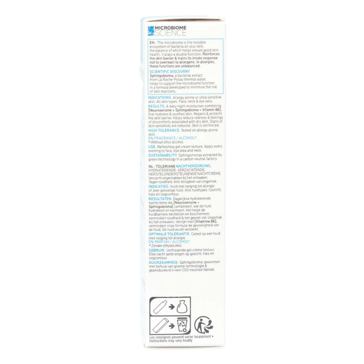 La Roche-Posay Toleriane Dermallergo Night Overnight Moisturizer, 40ml (Exp 03/27)