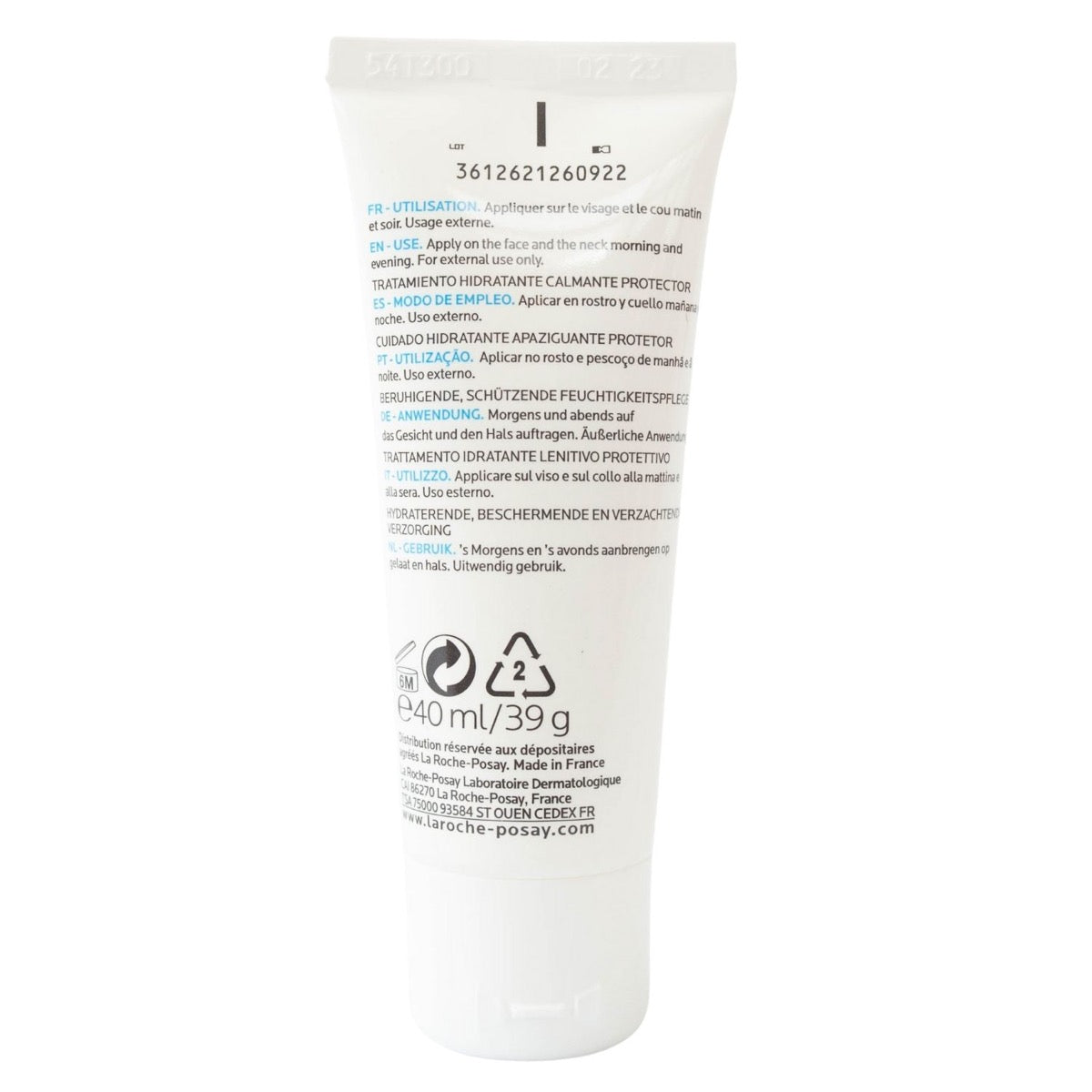 La Roche-Posay Toleriane Sensitive Protective Soothing Moisturizer (40ml) - Exp 10/26