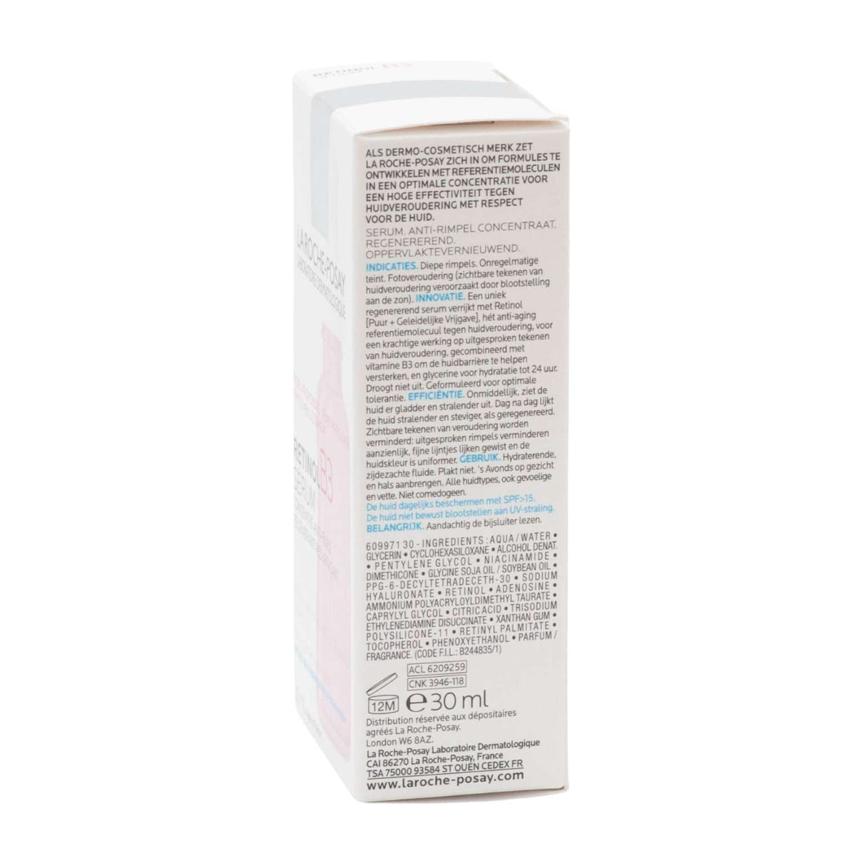La Roche-Posay Retinol B3 Pure Retinol Serum, 30ml - Made in France - Exp 10/25
